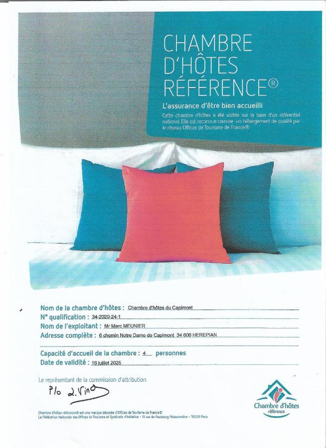 Hérépian Chambres D'Hotes Du Capimont المظهر الخارجي الصورة